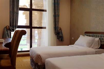 اتاق دو تخته تویین هتل امیران 2 همدان اتاق دو تخته تویین هتل امیران 2 همدان